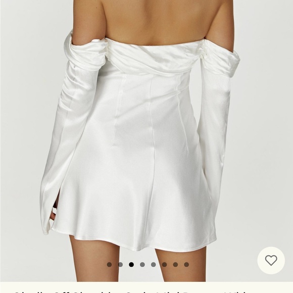 ✨NWT MESHKI GISELLE OFF THE SHOULDER MINI DRESS✨ - Picture 9 of 10